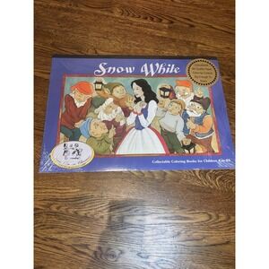 Snow White Nana Banana Large Coloring Book Vintage Sealed 32 Pages 20" X 14"